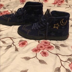 Mens Vans Disney Sorcerer Navy Blue Gold Black